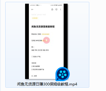 图片[3]-站长实战：闲鱼无货源日入300【保姆级视频教程】-阿灿说钱