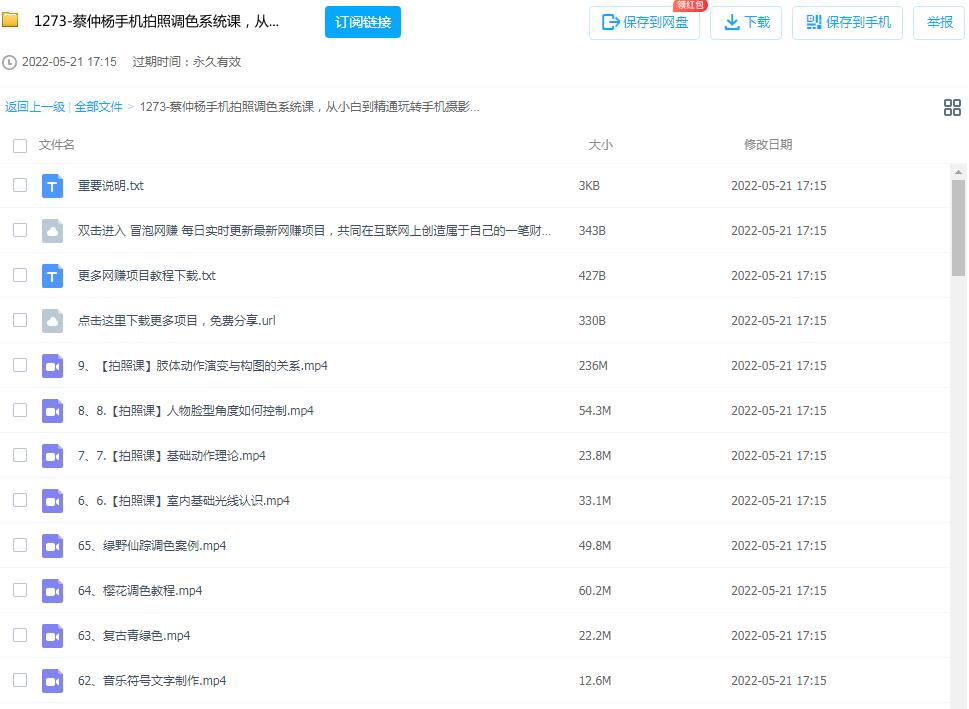 图片[2]-手机拍照调色系统课程，从零基础到玩转手机摄影-个人经验技术分享
