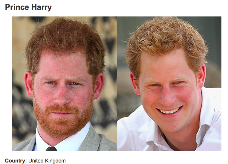 各国王子们留上了胡子，瑞典王子颜值领先，哈里成熟稳重