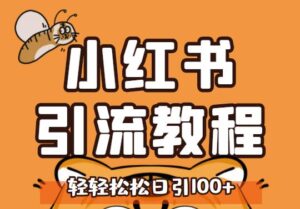 小红书运营每天引流100精准粉引流课程-小米资源网