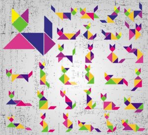 搜罗最新七巧板拼图图案大全-个人经验技术分享