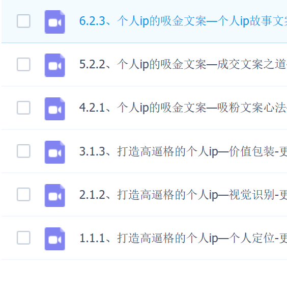 图片[1]-打造个人IP变现培训班，打造高效率高价值的个人IP内容体系（价值13000元）-阿灿说钱