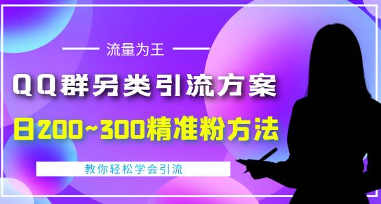 图片[1]-QQ群另类引流方案，日200~300精准粉方法，外面收费888