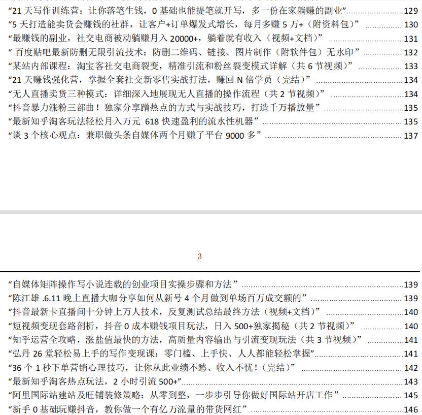 2023年最新450个搞钱玩法合集