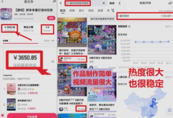 靠蛋仔派对日入3600 ，会截图就能做，保姆式教学无脑操作（教程 资料）【揭秘】