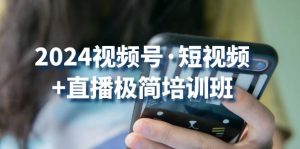 2024视频号·短视频+直播极简培训班:抓住视频号风口,流量红利-个人经验技术分享