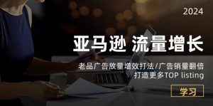 亚马逊流量 增长-老品广告 放量增效打法/销量翻倍/打造更多TOP listing-个人经验技术分享