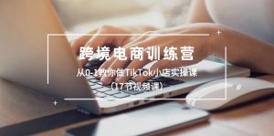 跨境电商训练营:从0-1教你做TikTok小店实操课(17节视频课)-个人经验技术分享