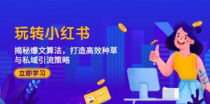 玩转小红书：揭秘爆文算法，打造高效种草与私域引流策略-个人经验技术分享