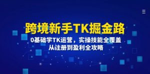 跨境新手TK掘金路:0基础学TK运营,实操技能全覆盖,从注册到盈利全攻略-个人经验技术分享