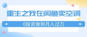 重生之我在闲鱼卖空调，0投资做到月入过万，迎娶白富美，走上人生巅峰-个人经验技术分享