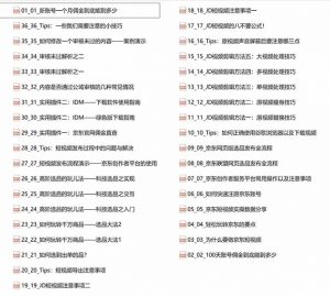 京东-短视频带货实战课-升级版,实现单人高额佣金的详细操作步骤-个人经验技术分享
