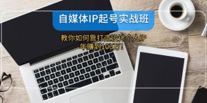 自媒体IP-起号实战班:教你如何靠打造设计个人IP,年赚到100万!-个人经验技术分享