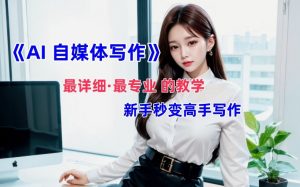 AI自媒体文章创作全网最详细教程，新手秒变写作高手，多方位发展-个人经验技术分享