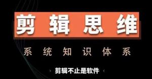 剪辑思维系统课,从软件到思维,系统学习实操进阶,从讲故事到剪辑技巧全覆盖-个人经验技术分享