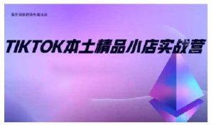 TikTok本土精品小店出海实战营，从入门到高阶，不止0-1!-个人经验技术分享