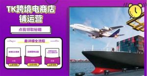 2025TK电商选品趋势0到1店铺搭建最全实操讲解，轻松在家把货卖出国-个人经验技术分享