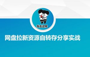 网盘拉新资源自动转存分享实战-个人经验技术分享