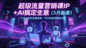 超级流量营销课IP+AI搞定生意(5月新课)干货十足的流量指南,可行性强的提效攻略-个人经验技术分享
