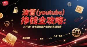 油管(youtube)挣钱全攻略：从开通广告收益到国内收款的实操指南-个人经验技术分享