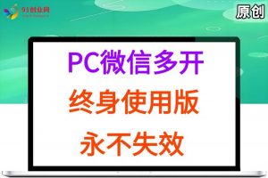 PC微信多开终身定制版，超级简单，几行代码搞定，永不失效-个人经验技术分享